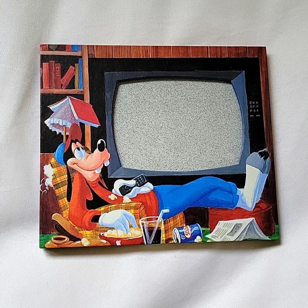 Disney Goofy Picture Colorful Desk Shelf Frame 4x3 Horizontal